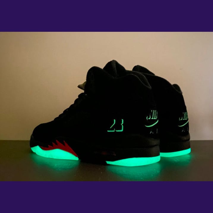 Jordan 5 – Design-Inspired "Halloween Edition" 2.0 Custom Tribute Build AJ5-HALLOWN2-537 - Sole Revival and Redemption LLC