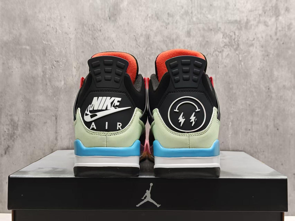 453 — J Balvin x Air Jordan 4 “Multicolor” — Early Access Design‑Inspired Tribute Customs