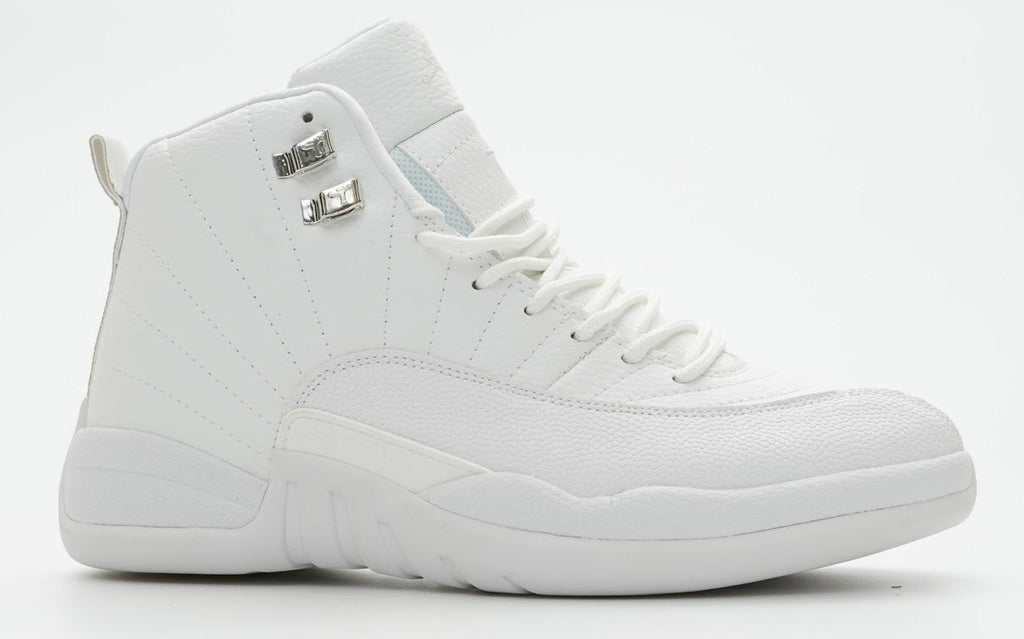 1217 — Jordan 12 “Triple White” — Design‑Inspired Tribute