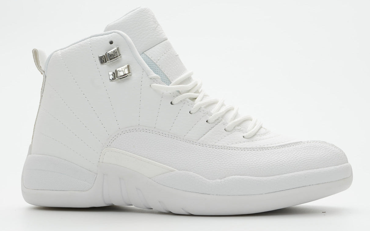 1217 — Jordan 12 “Triple White” — Design‑Inspired Tribute