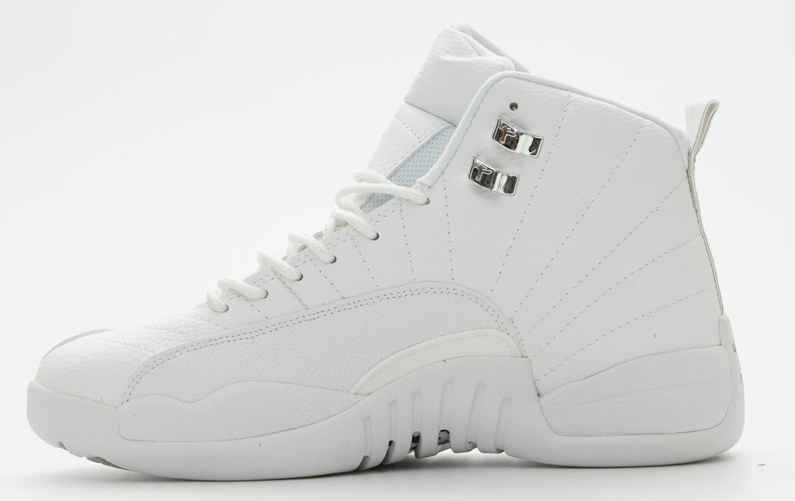 1217 — Jordan 12 “Triple White” — Design‑Inspired Tribute