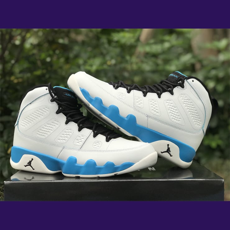 Jordan 9 – Design-Inspired "UNC" Custom Tribute Build AJ9-UNC-907 - Sole Revival and Redemption LLC