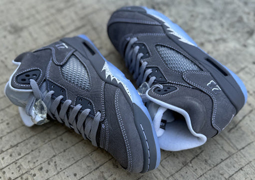 518 — Jordan 5 “Wolf Grey” — Design‑Inspired Sneaker