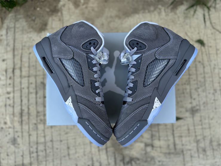 518 — Jordan 5 “Wolf Grey” — Design‑Inspired Sneaker